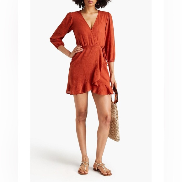 NWT! Honorine Alessandra Gauze Coverup dress- XS color waterfall - Picture 10 of 13